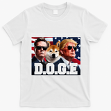 D.O.G.E Doge Department Of Government Efficiency T-Shirt - White