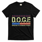 Doge Doge Department Of Government Efficiency T-Shirt - Black