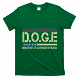 Doge Doge Department Of Government Efficiency T-Shirt - Irish Green
