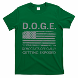 D.O.G.E Doge Democrats Getting Exposed T-Shirt - Irish Green