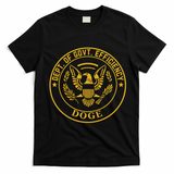 Dixiechick Doge Dept Of Govt Efficiency T-Shirt - Black