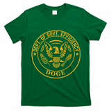 Dixiechick Doge Dept Of Govt Efficiency T-Shirt - Irish Green