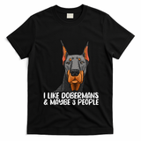 Doberman Dog Lover funny Doberman Lover T-Shirt - Black