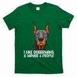 Doberman Dog Lover funny Doberman Lover T-Shirt - Irish Green
