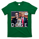 Doge Department Of Government Efficiency T-Shirt - Irish Green
