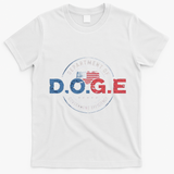 D.O.G.E. Department Of Government Efficiency Doge T-Shirt - White