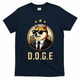 D.O.G.E Department Of Government Efficiency Doge Trump T-Shirt - Navy Blue