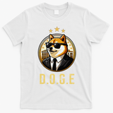 D.O.G.E Department Of Government Efficiency Doge Trump T-Shirt - White