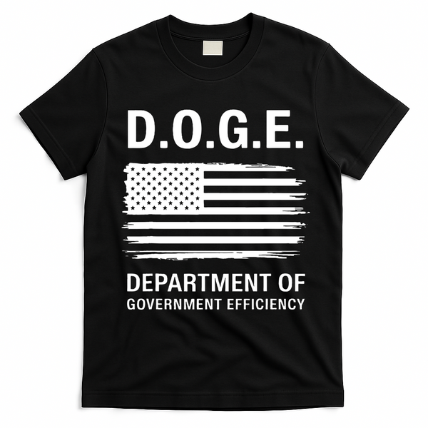 Doge Department Of Government Efficiency Gift T-Shirt - Black
