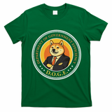 Doge Department Of Government Efficiency Doge Design T-Shirt - Irish Green