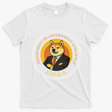 Doge Department Of Government Efficiency Doge Design T-Shirt - White