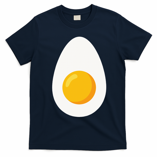 Deviled Egg Costume Funny Halloween Egg Costume T-Shirt - Navy Blue
