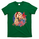 Dolly Forever In Our Hearts Memorial Tribute Country Music Front & Back T-Shirt - Irish Green
