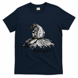 Dam Girl Funny Beaver Meme T-Shirt - Navy Blue