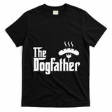 Dogfather Hot Dog Papa Bbq Grilling Grill Daddy T-Shirt - Black