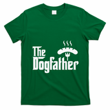 Dogfather Hot Dog Papa Bbq Grilling Grill Daddy T-Shirt - Irish Green