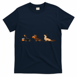 Dachshund Halloween Halloween Dachshund  T-Shirt - Navy Blue