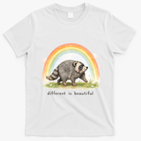 Different Is Beautiful Jimothy Viral Meme T-Shirt - White