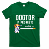 Dogtor In Progress Future Dog Doctor Vet Student Funny Vet Future Vet T-Shirt - Irish Green