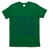 Dogs In Space Retro Dog Moon 90s T-Shirt - Irish Green