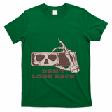 DonT Look Back Skeleton Car Mirror Transparent T-Shirt - Green