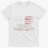 Doge Meme D.O.G.E. Department Of Government Efficiency T-Shirt - White