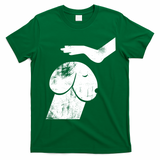 Dirty Mind Dog A Funny Dog Adult Humor Retro Vintage T-Shirt - Irish Green