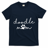 Doodle Mom Labradoodle Bernedoodle Goldendoodle Mama T-Shirt - Navy Blue