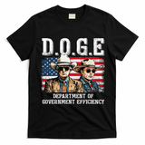 Department Of Government Efficiency Doge Trump T-Shirt - Black