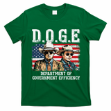 Department Of Government Efficiency Doge Trump T-Shirt - Irish Green