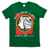 Damn Right I Bite Made In The USA Dog T-Shirt - Irish Green