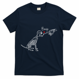 Dog Skeleton Boop Dog Funny Halloween Cool Gift T-Shirt - Navy
