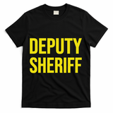 Deputy Sheriff Police Law Enforcement Uniform Costume T-Shirt - Black