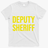 Deputy Sheriff Police Law Enforcement Uniform Costume T-Shirt - White