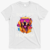 Don? Stop Retrievin Golden Retriever Dog Goldie Mom Funny T-Shirt - White