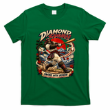 Diamond Samurai – Swing With Honor Bigfoot Baseball T-Shirt - Irish Green