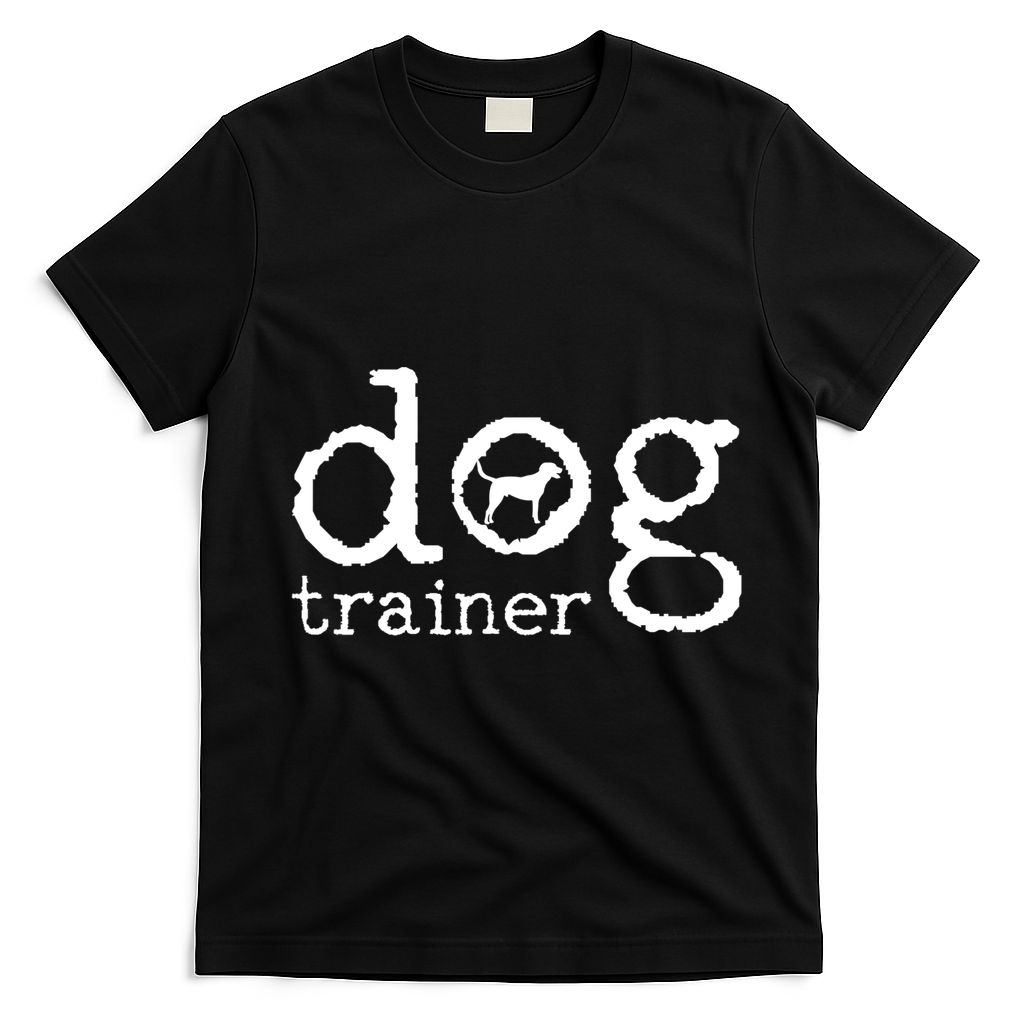 Dog School Trainer Labrador Golden Retriever T-Shirt - Black
