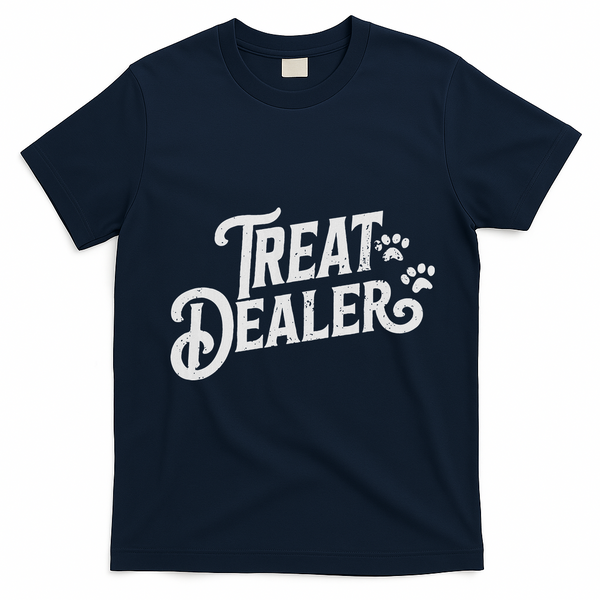 Dog Treat Dealer T-Shirt - Navy Blue