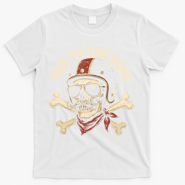 Dad To The Bone T-Shirt - White