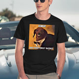 Dachsund Meme Cement Das Conk Creet Baybee Black T-Shirt - Navy