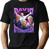 David Attenborough BBC Nature Documentary Lover Bootleg Rap Black T-Shirt - Green