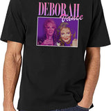 Deborah Vance Vintage 90S Black T-Shirt - White