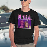 Deborah Vance Vintage 90S Black T-Shirt - Navy