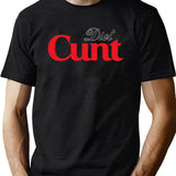 Diet Cunt Black T-Shirt - Green