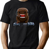 Dj Domo-Kun Black T-Shirt (1) Black T-Shirt - Green