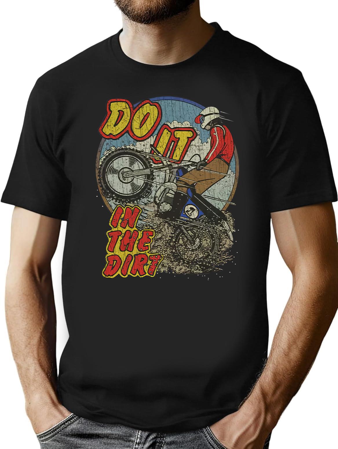 Do It in The Dirt 1976 Black T-Shirt - Black