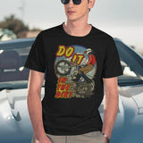 Do It in The Dirt 1976 Black T-Shirt - Navy