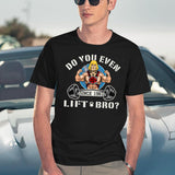 Do You Even Lift Bro Black T-Shirt - Navy
