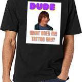 Dude Wheres My Car Design Pt1 Black T-Shirt - White