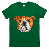 English Bulldog Baseball T Dog Funny Cute Lover T-Shirt - Irish Green